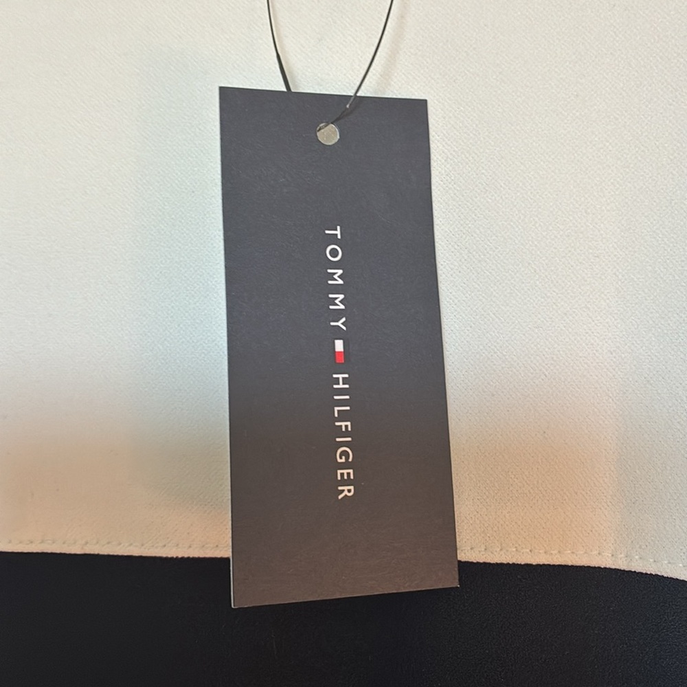 NWT gorgeous Tommy Hilfiger sleeveless striped dress Size 16 hidden zipper - Picture 5 of 10